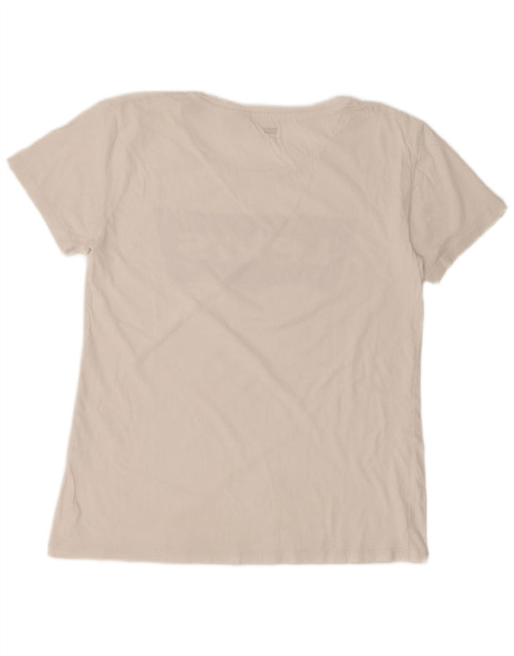 T-shirt grafica da donna LEVI'S Top UK 10 piccola bianca
