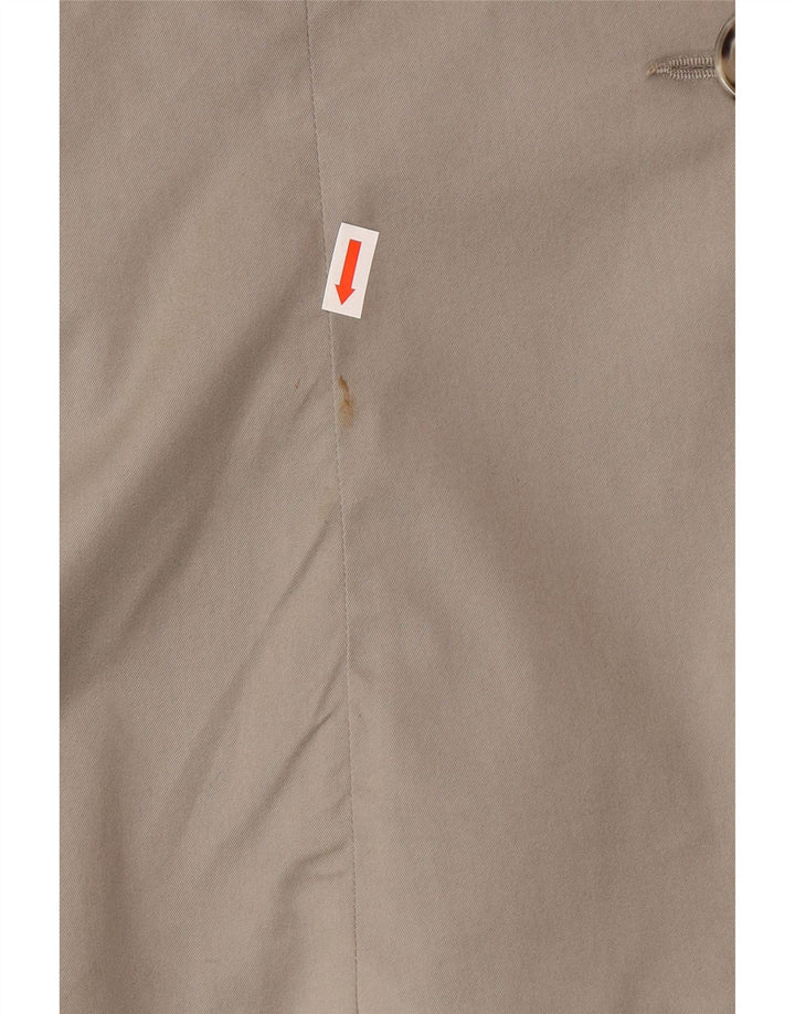 Giacca blazer da donna a 2 bottoni Armani Jeans US 14 XL cotone grigio
