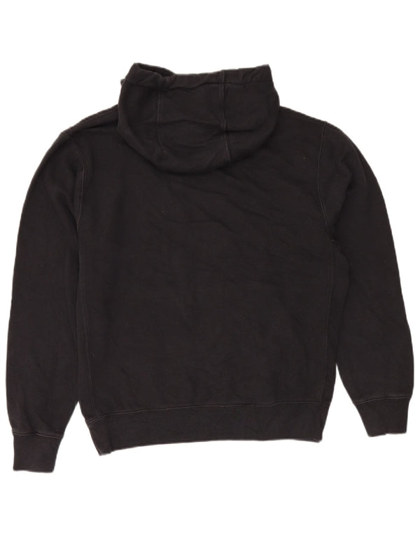 Felpa con cappuccio oversize da donna Nike UK 10 piccola in cotone nero
