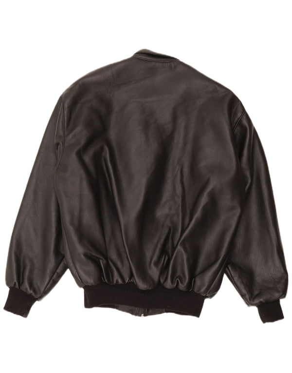Giacca in pelle da uomo Pervin UK 42 XL Nera