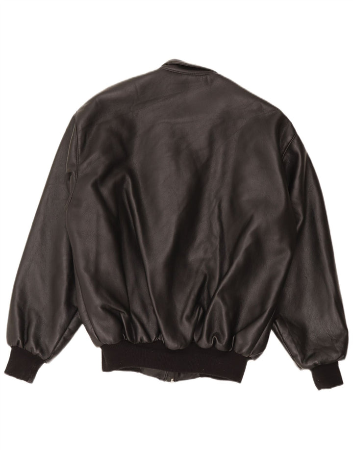 Giacca in pelle da uomo Pervin UK 42 XL Nera