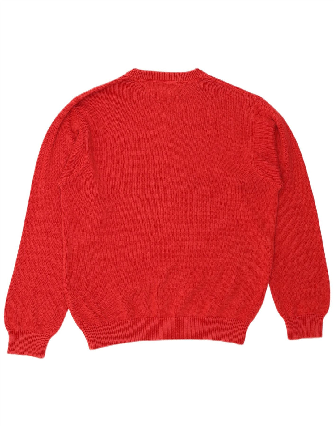 TOMMY HILFIGER Maglione maglione girocollo da uomo grande cotone rosso