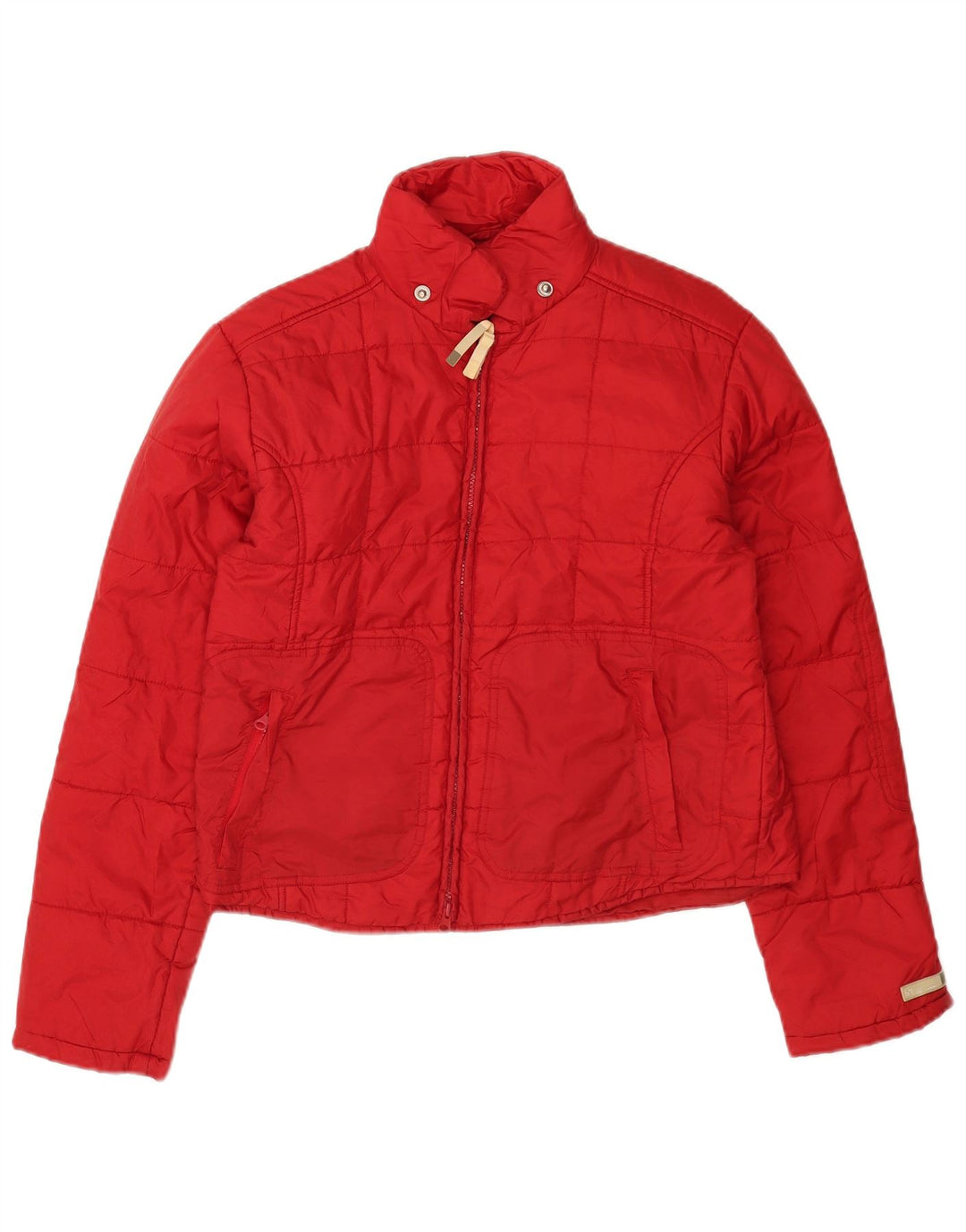 Giacca imbottita Trafaluc da donna Zara UK 16 grande rossa
