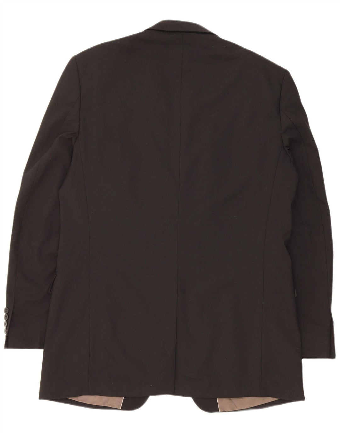 Giacca blazer a 3 bottoni da uomo Marks & Spencer UK 42 grande poliestere nero