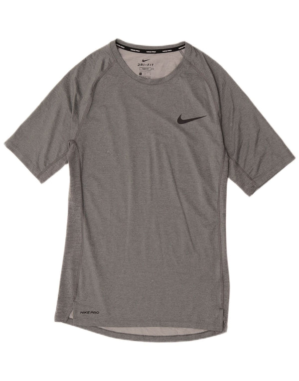 T-shirt Nike Dri Fit da uomo grande grigia