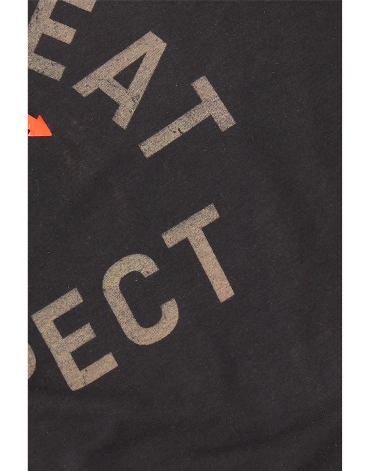Maglietta grafica da uomo Under Armour Heat Gear Top nera media