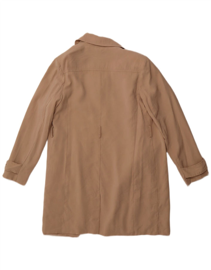 Trench aperto da donna BANANA REPUBLIC UK 14 Viscosa beige medio