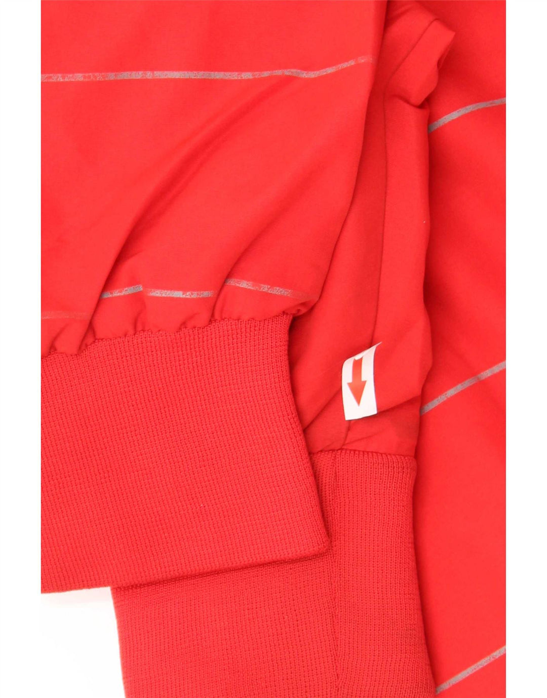 Giacca da ginnastica grafica da ragazzo Nike 13-14 anni XL poliestere a righe rosse