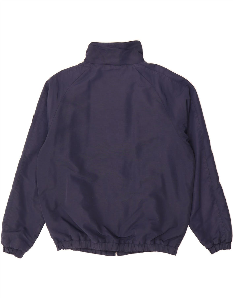 KICKERS Mens Bomber Jacket UK 40 Large Navy Blue Nylon Vintage Kickers and Second-Hand Kickers from Messina Hembry 