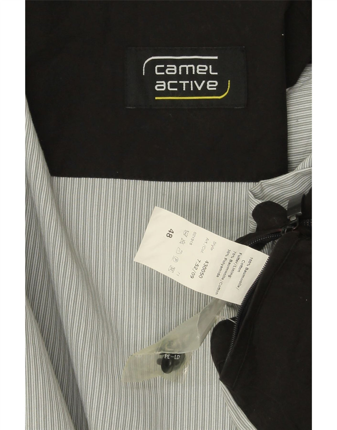 Giubbotto bomber da uomo Camel Active EU 48 cotone medio nero