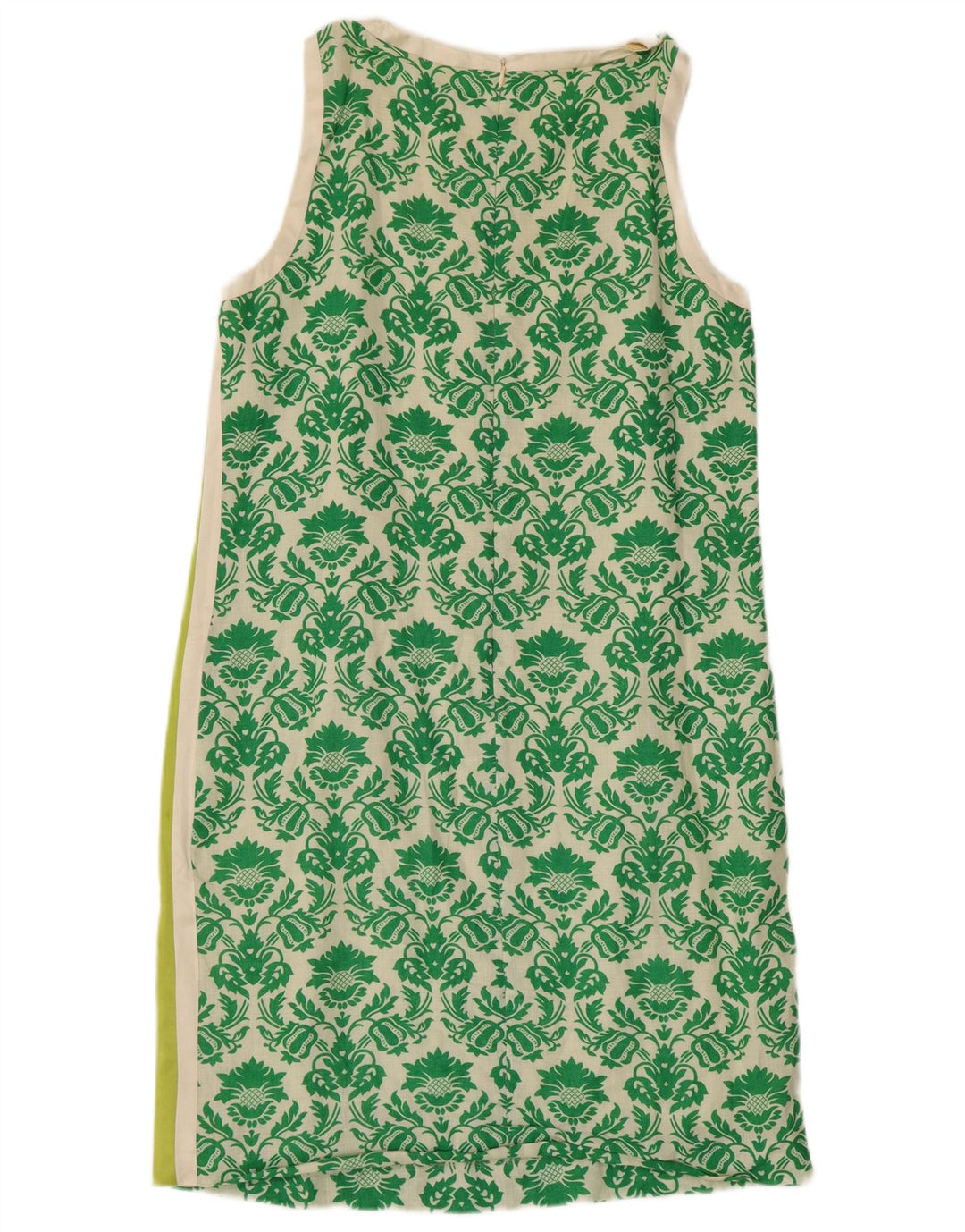 Abito a trapezio senza maniche da donna Marella UK 12 Verde medio floreale