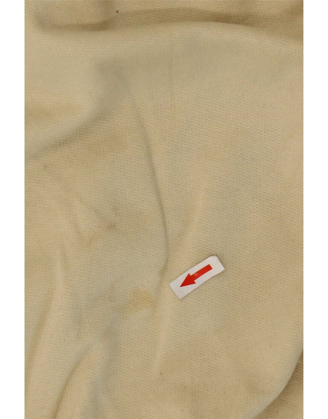Felpa grafica da uomo Parmalat, maglione grande, cotone beige
