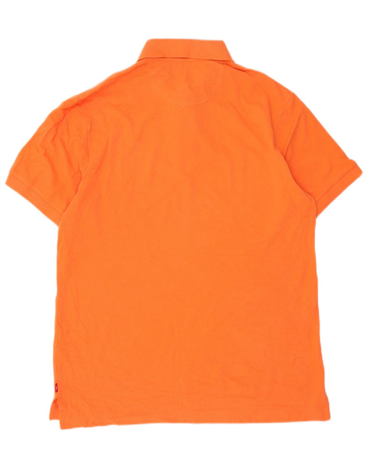 Polo da uomo IZOD in cotone arancione medio