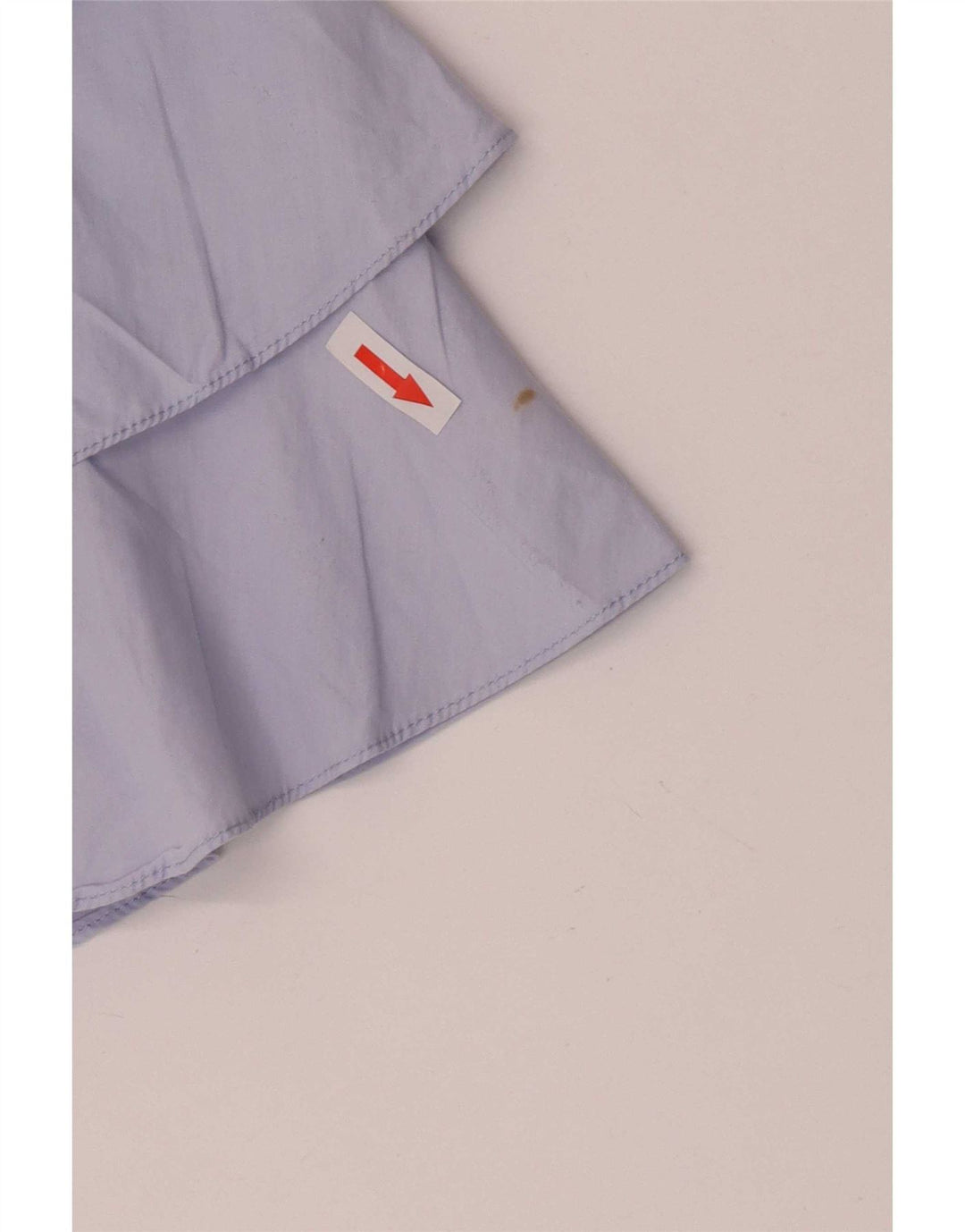 Zara Donna Camicetta a maniche a 3/4 con maniche a 3/4 UK 10 Small Blu