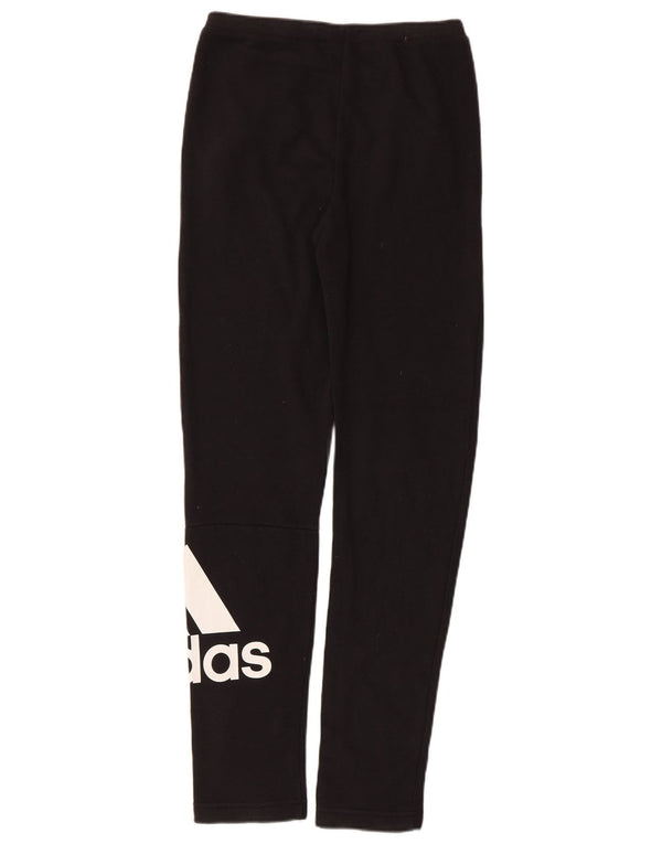 Pantaloni da tuta grafica Adidas per bambina 13-14 anni in cotone nero