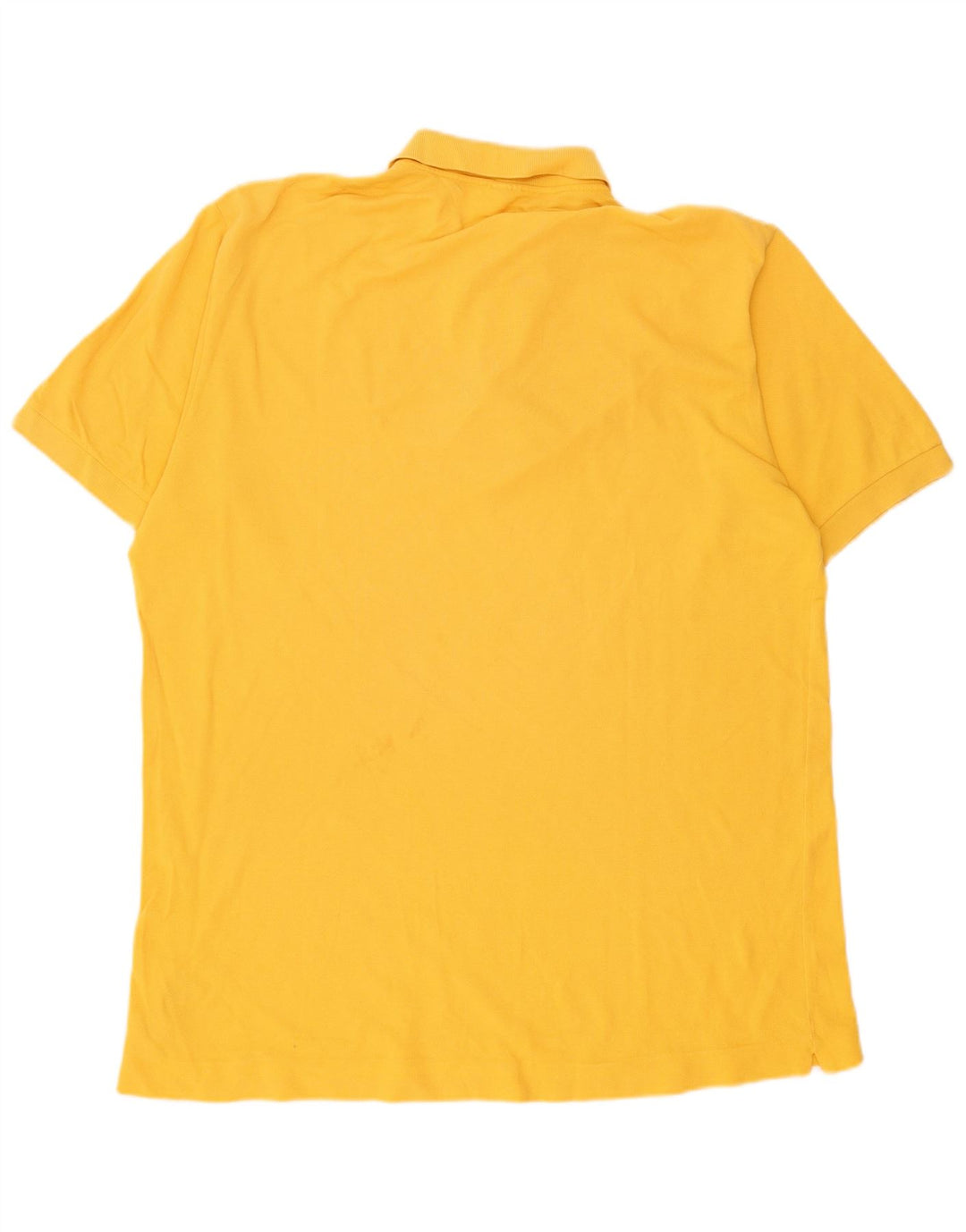 Polo Benetton Uomo Large in Cotone Giallo