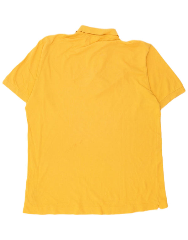 Polo Benetton Uomo Large in Cotone Giallo