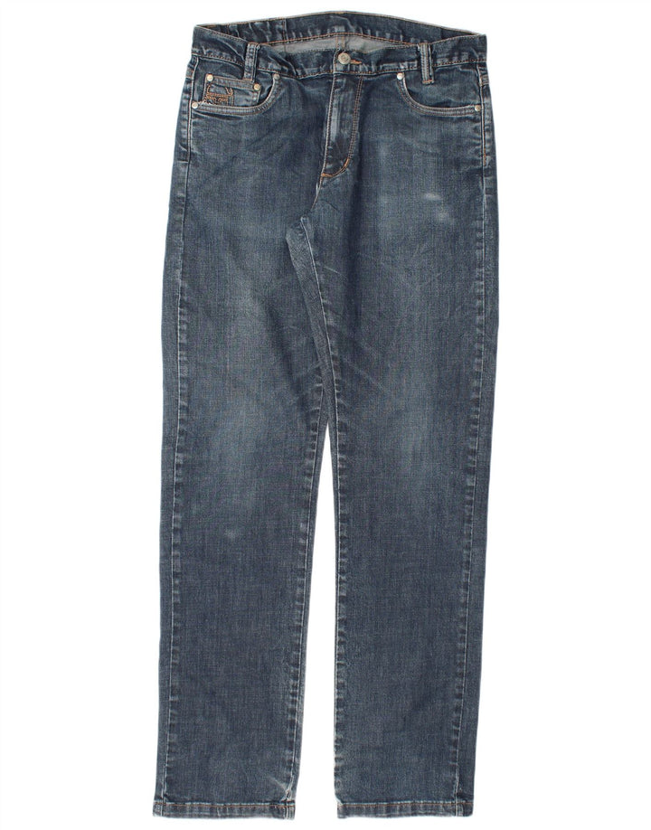 SERGIO TACCHINI Jeans dritti da uomo W34 L34 Blu Cotone