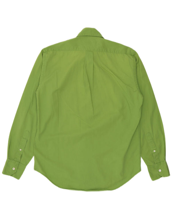 Camicia Uomo Boggi Piccola Verde Cotone