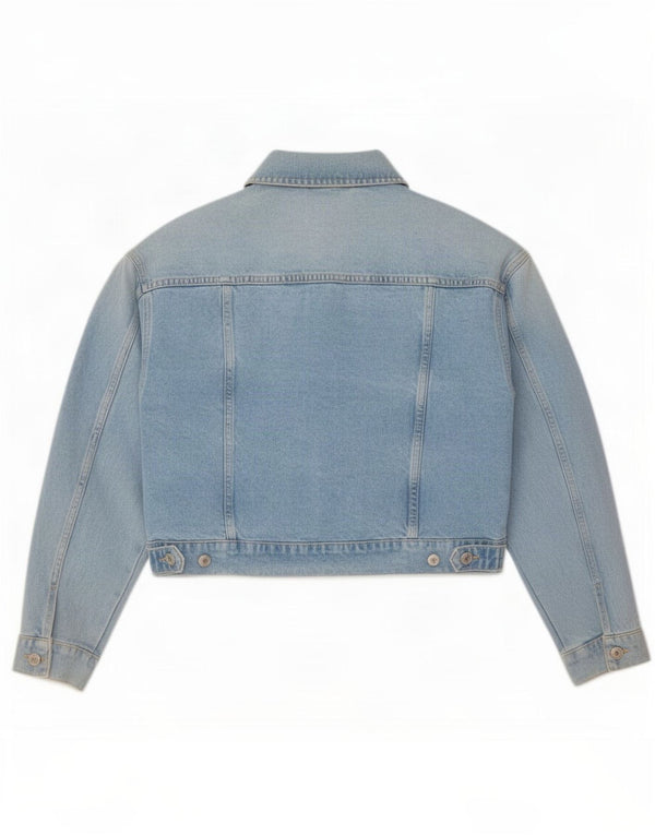 Giacca di jeans da donna Jack Wills UK 10 piccolo cotone blu