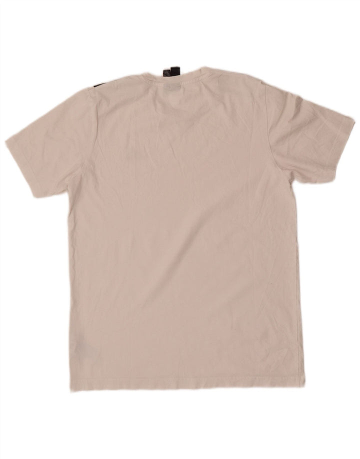 T-shirt da uomo Adidas Top Small in cotone bianco
