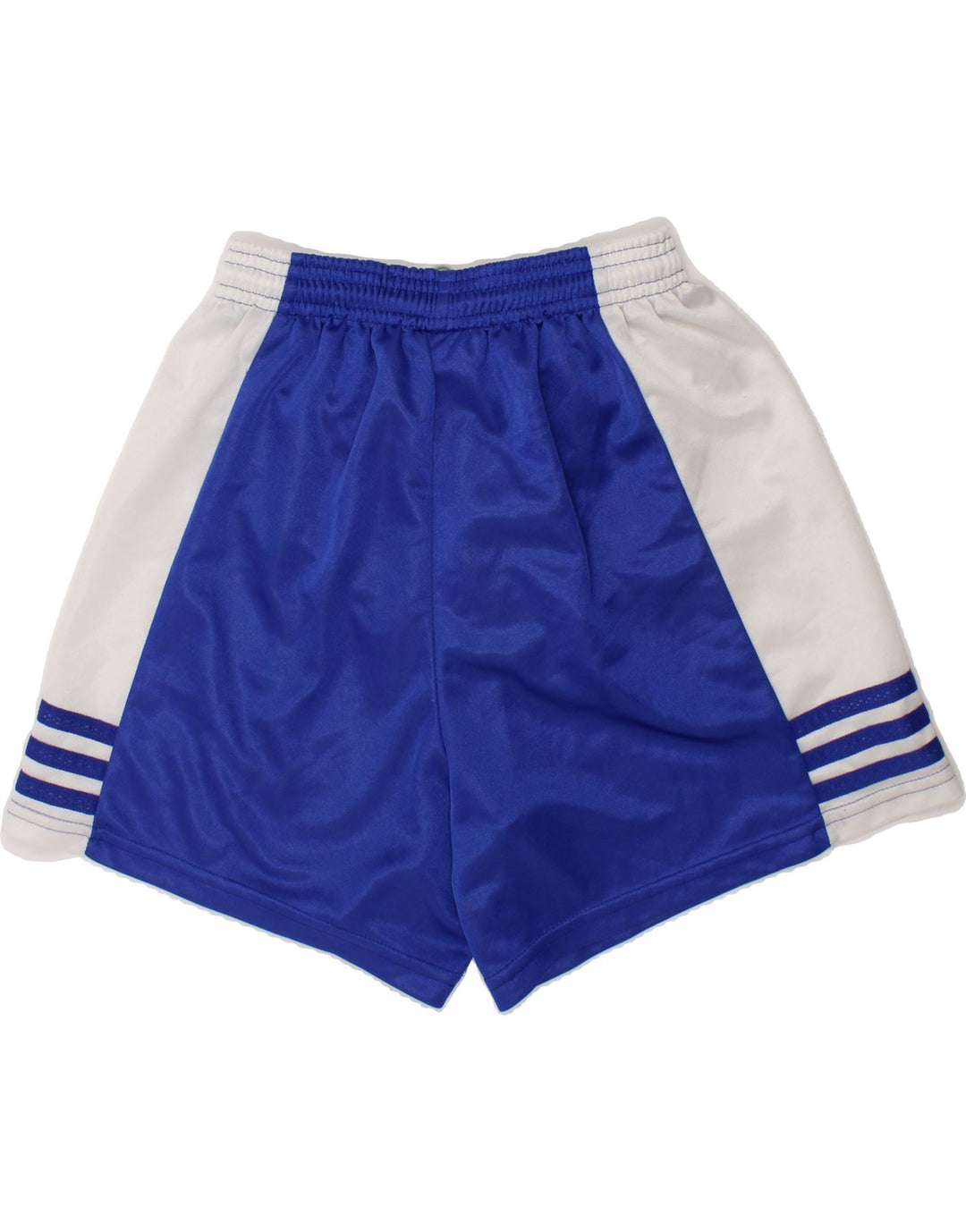 ADIDAS Boys Sport Shorts 13-14 Years Blue Colourblock Polyester Vintage Adidas and Second-Hand Adidas from Messina Hembry 