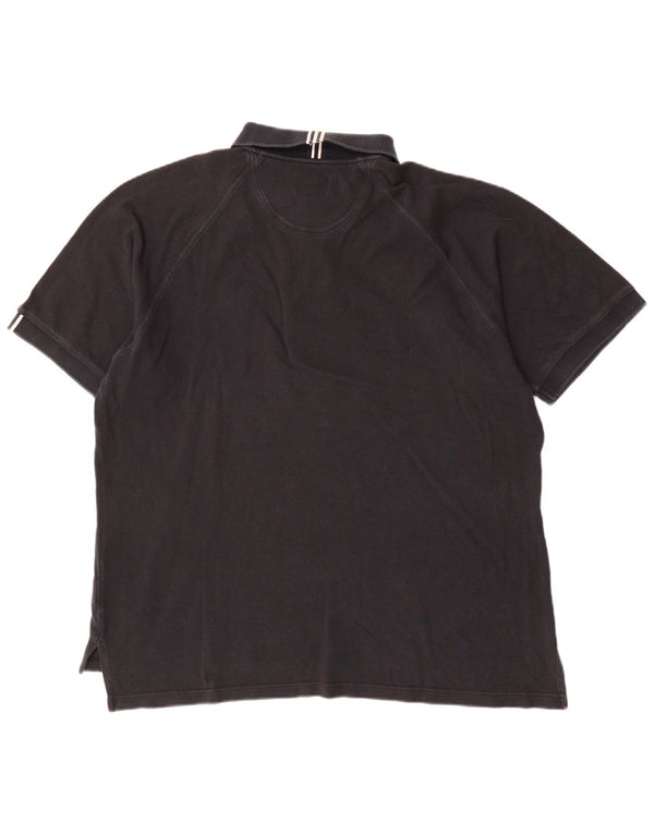 Polo Adidas da uomo XL in cotone nero