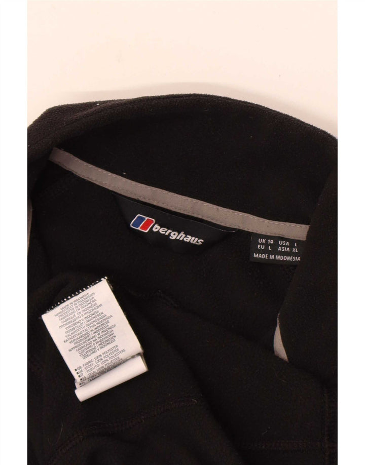 Giacca in pile da donna Berghaus UK 14 grande poliestere nero