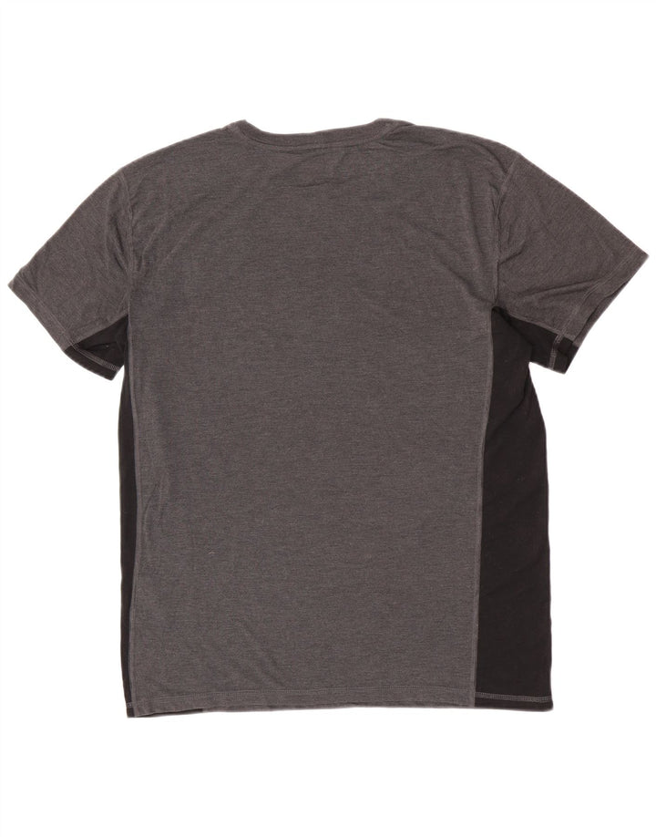 T-shirt Carhartt da uomo dalla vestibilità comoda, top in poliestere color block grigio medio