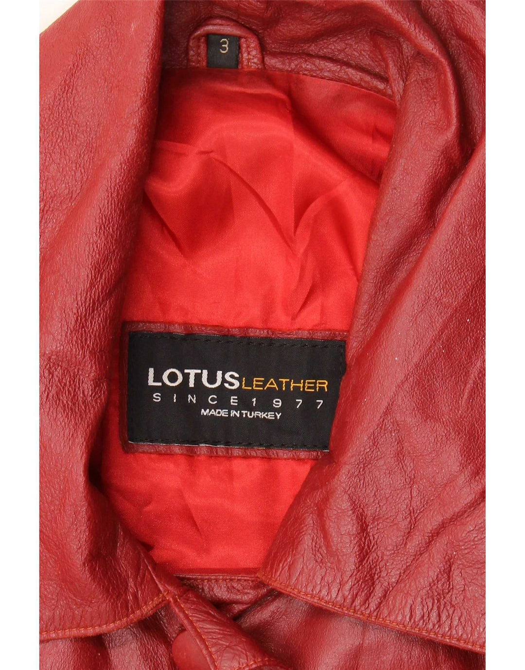 Cappotto in pelle da donna Lotus UK 14 grande bordeaux