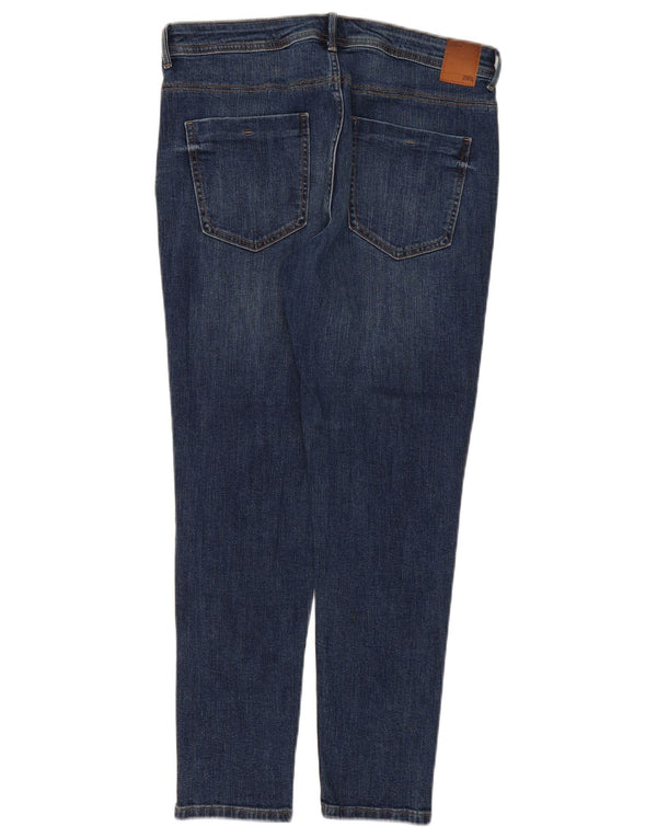 Zara Womens Skinny Jeans EU 42 Large W32 L28 Blue Cotton