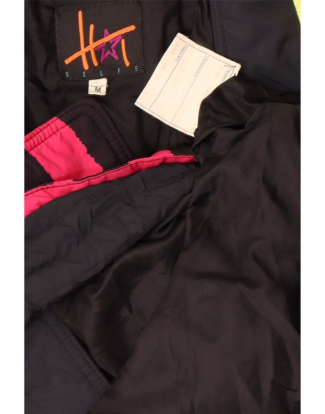 Belfe Mens Abstract Pattern Ski Jacket UK 38 Medium Multicoloured Nylon