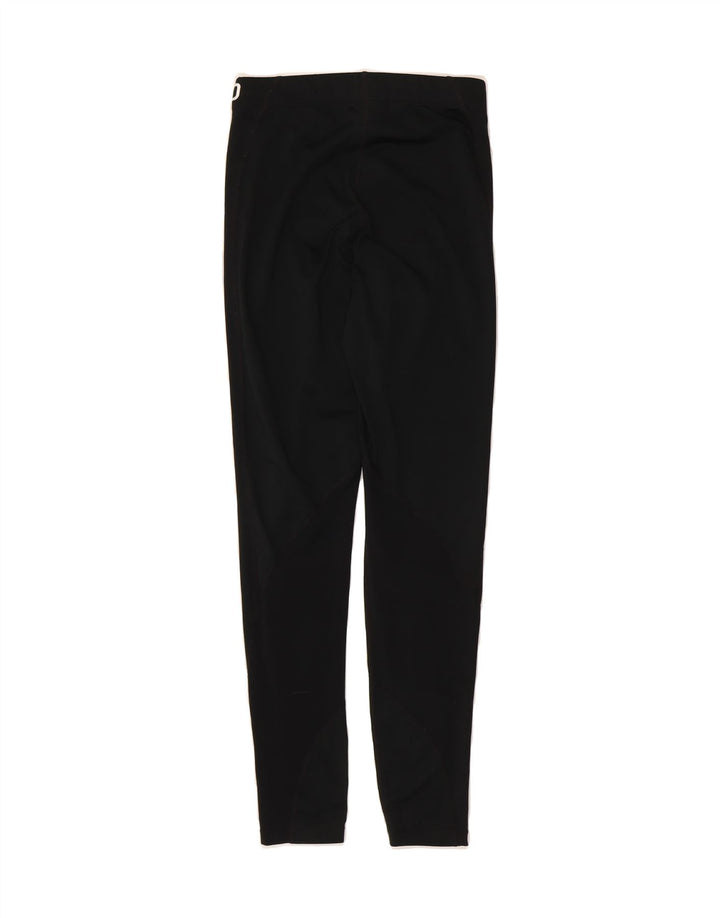NIKE Womens Graphic Leggings UK 10 Small  Black Vintage Nike and Second-Hand Nike from Messina Hembry 