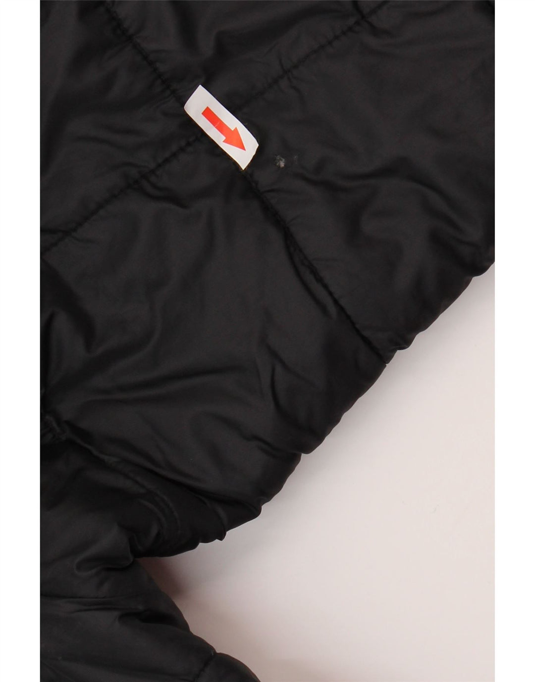 REPLAY Cappotto imbottito da donna vestibilità ampia UK 10 piccolo poliestere nero