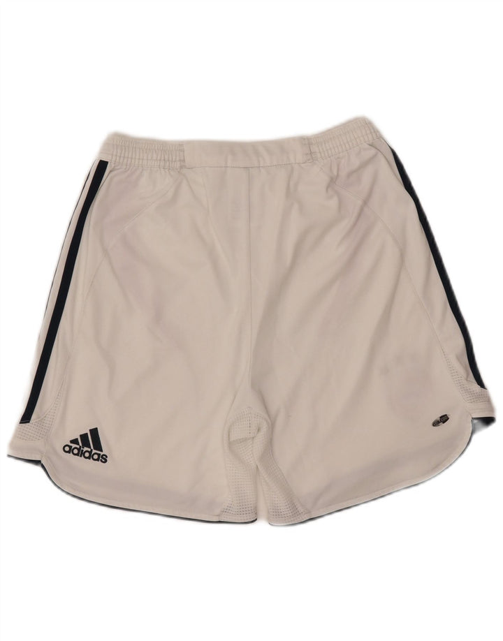 Pantaloncini sportivi Adidas da ragazzo FC Bayern Munchen 13-14 anni in poliestere bianco