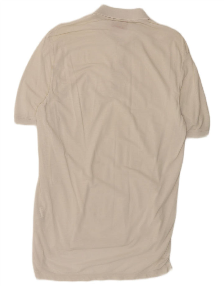 Polo da uomo Hugo Boss piccola in cotone bianco