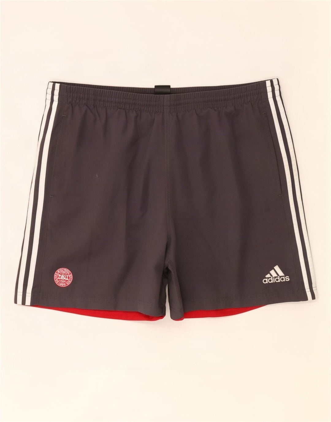 Pantaloncini sportivi da uomo Adidas 2XL Poliestere color block grigio