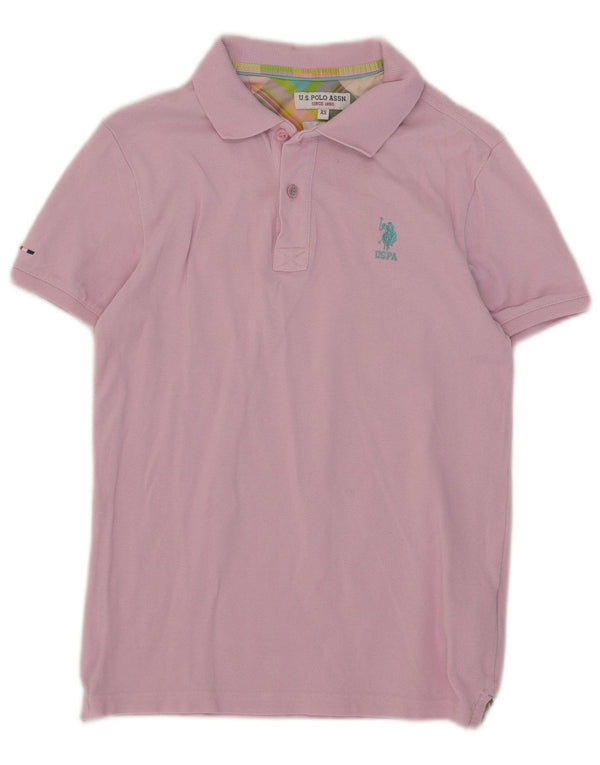 Polo Assn. Camicia da uomo slim fit XS in cotone rosa