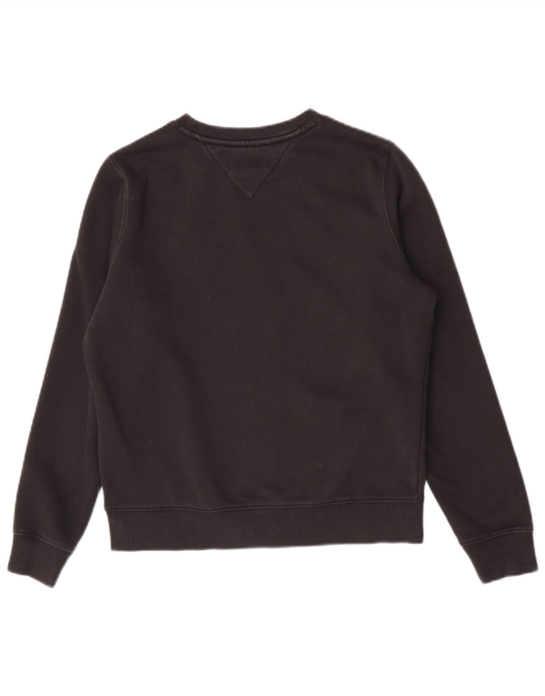Tommy Hilfiger Uomo Felpa Maglione Piccolo Cotone Nero