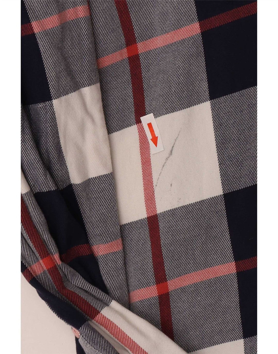 Tommy Hilfiger Uomo Camicia di flanella XL Blu a quadri in cotone