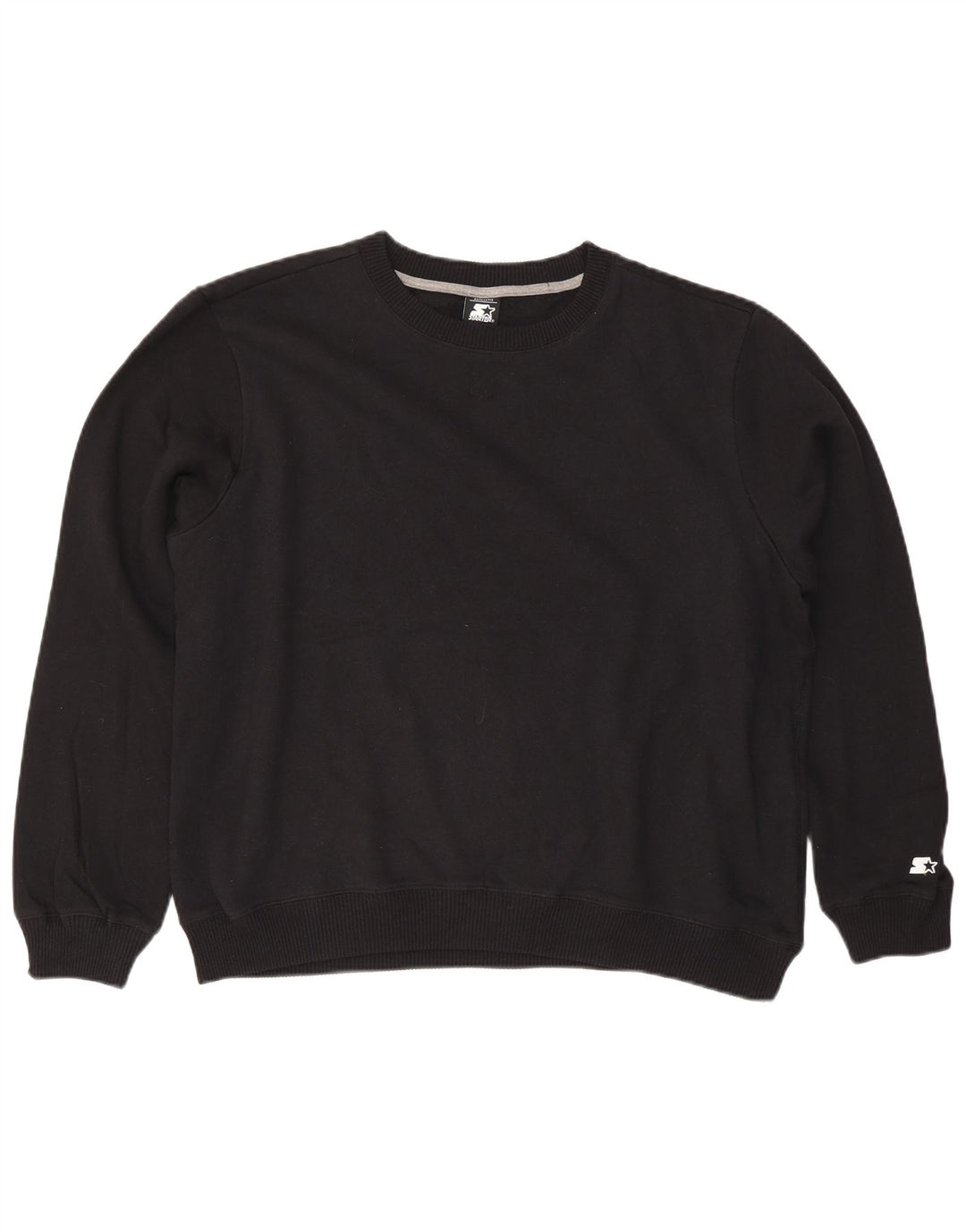 Felpa oversize da donna STARTER Maglione UK 18 XL Cotone nero