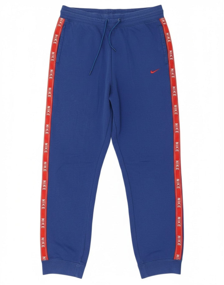 Pantaloni da tuta con grafica Nike da uomo, pantaloni da jogging, colore blu medio