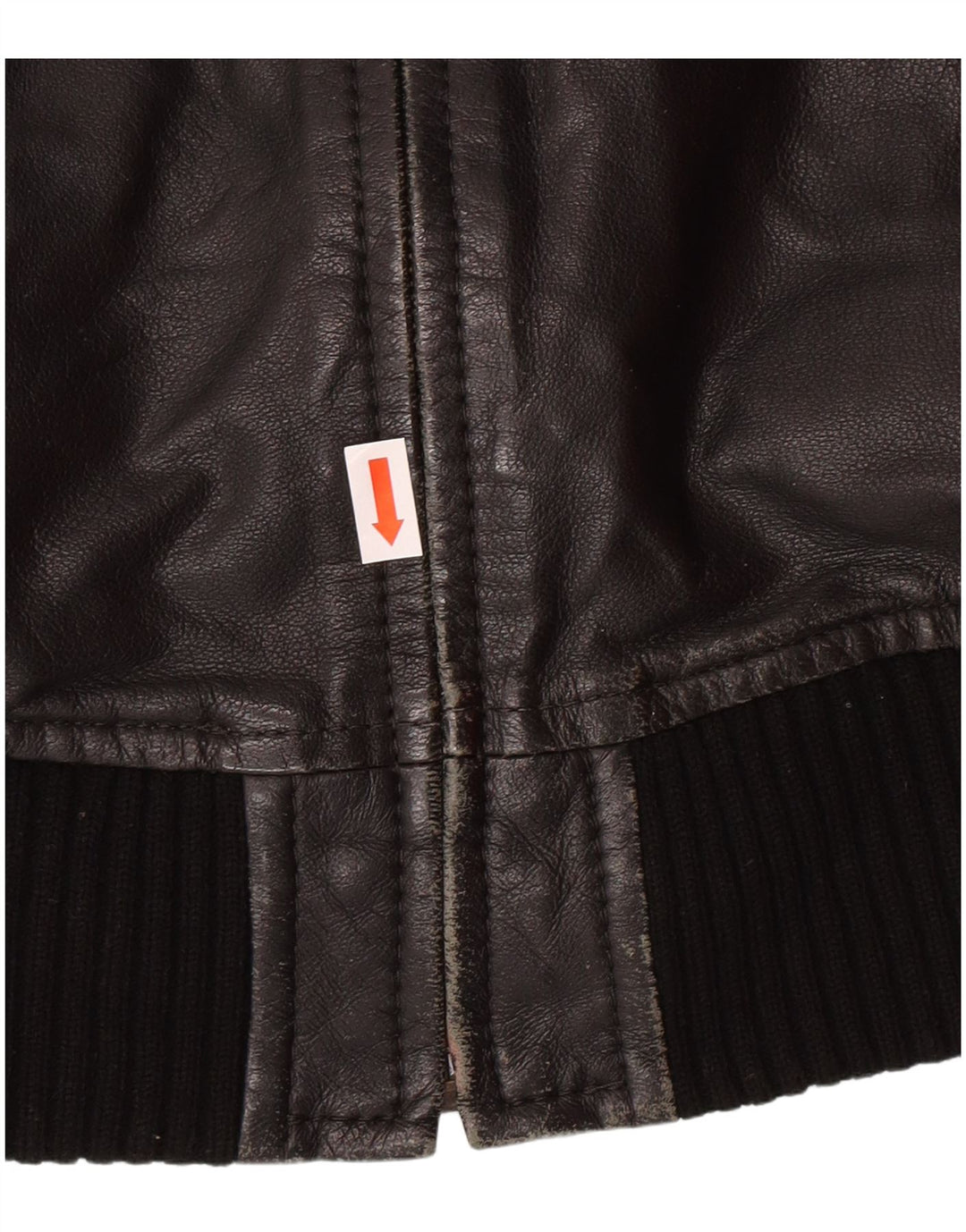 Giacca in pelle da donna XDYE UK 10 Piccolo motociclista in pelle nera