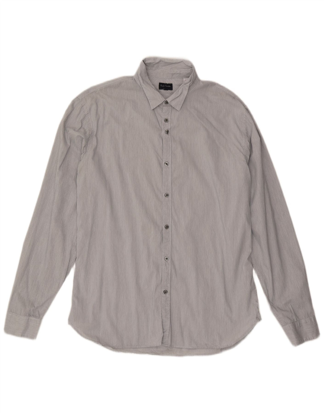 Camicia da uomo Paul Smith Large in cotone gessato blu