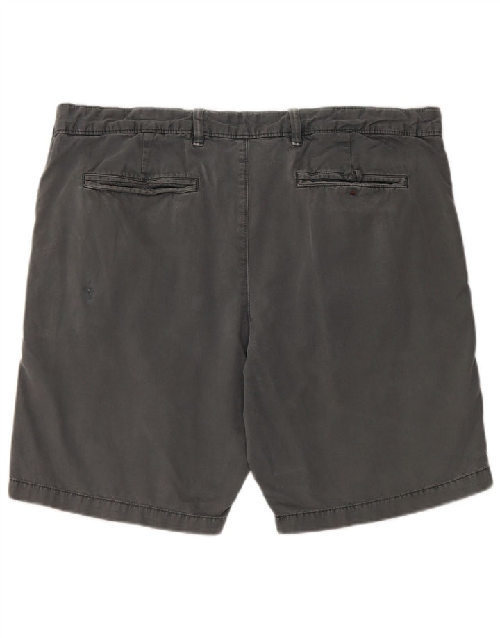 Pantaloncini chino da donna Marks & Spencer W36 grandi in cotone grigio