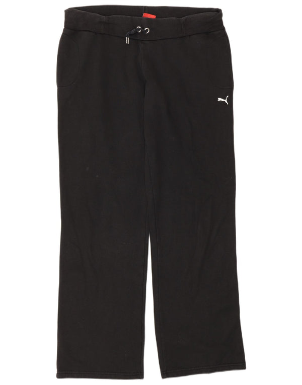 Pantaloni da tuta da donna Puma UK 12 Medium Black Cotton