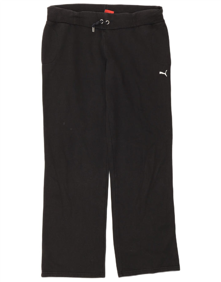 Pantaloni da tuta da donna Puma UK 12 Medium Black Cotton