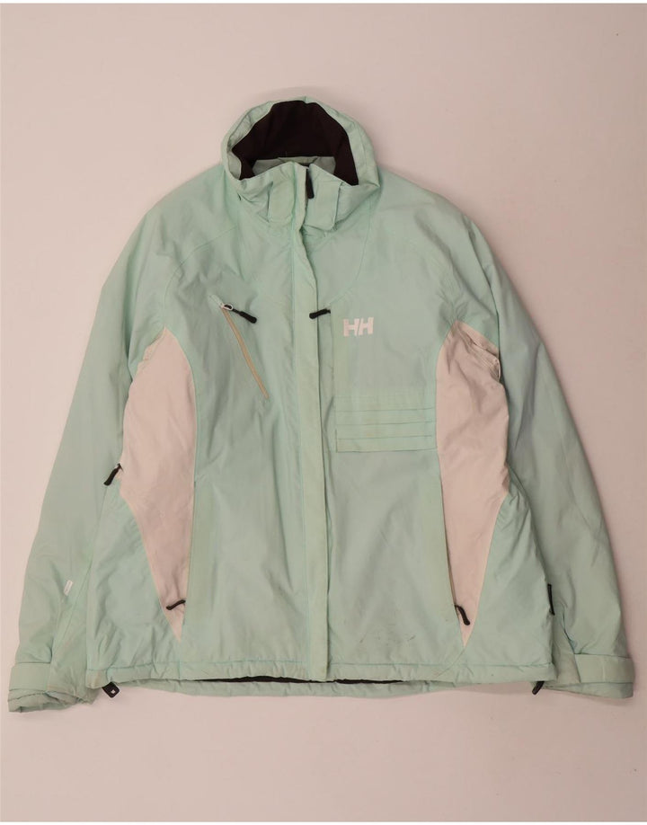 Giacca da sci da donna Helly Hansen UK 20 2XL Poliammide color block turchese