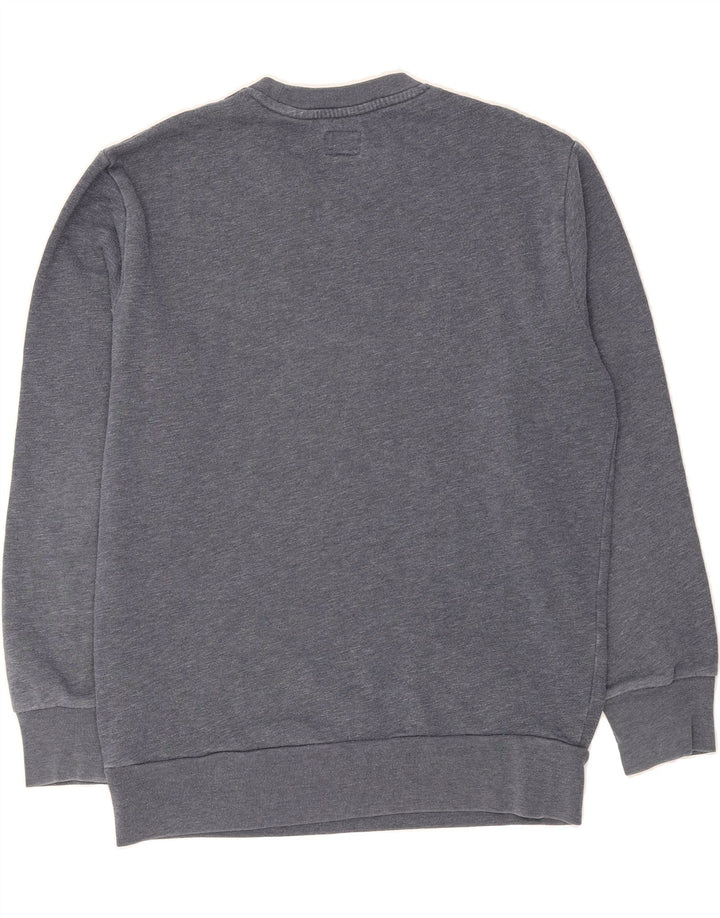 LEVI'S Mens Graphic Sweatshirt Jumper Medium Navy Blue Cotton Vintage Levi's and Second-Hand Levi's from Messina Hembry 