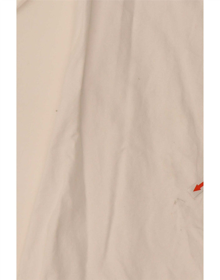 Camicia da donna Superdry UK 16 grande cotone bianco